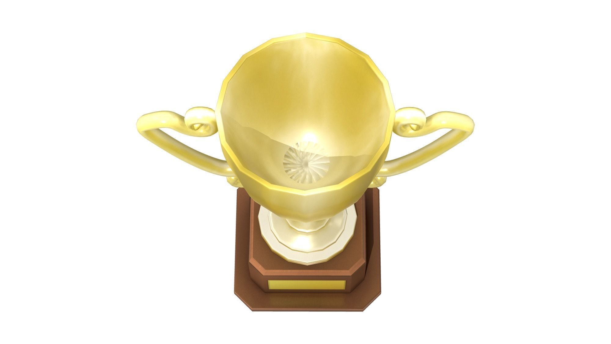 Trophy Cup Low-poly 3D model_5