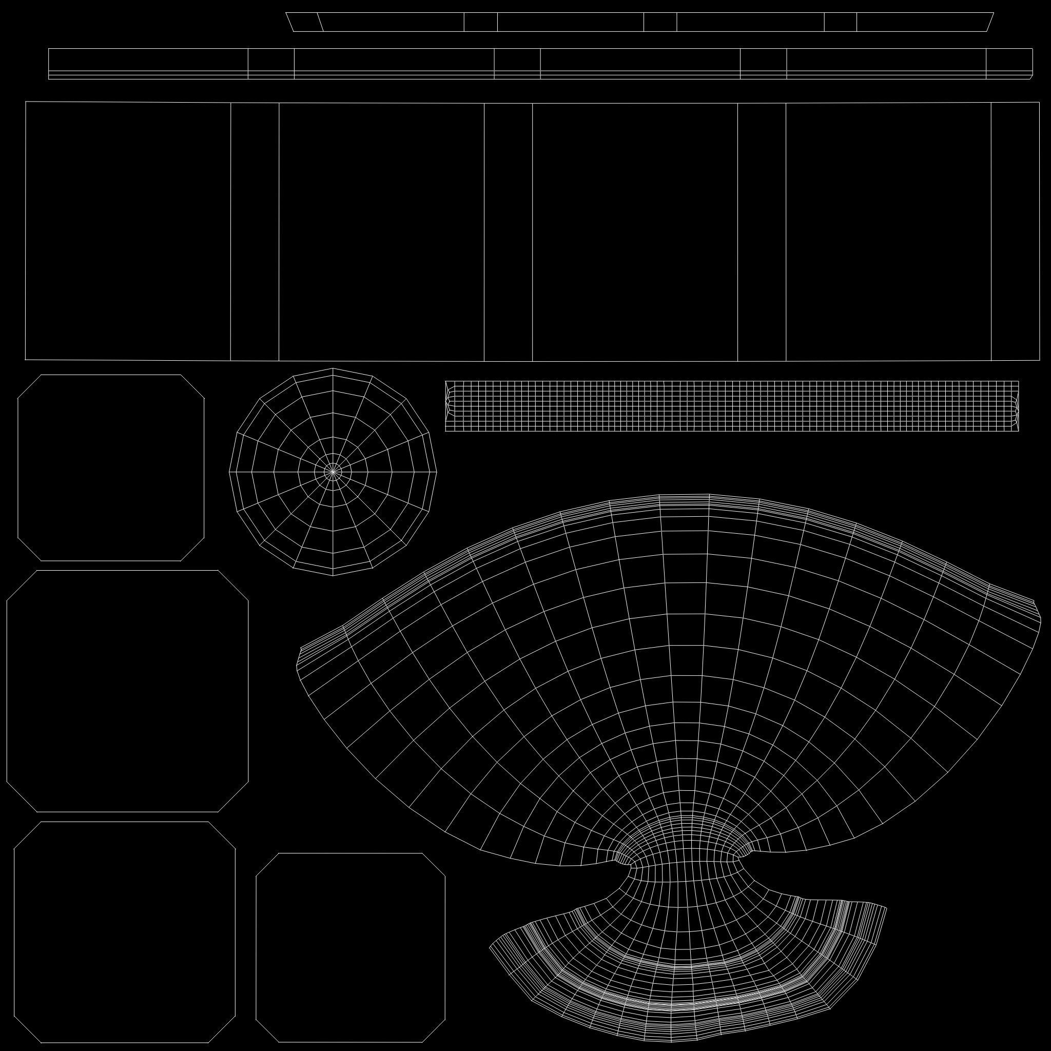 Trophy Cup Low-poly 3D model_11