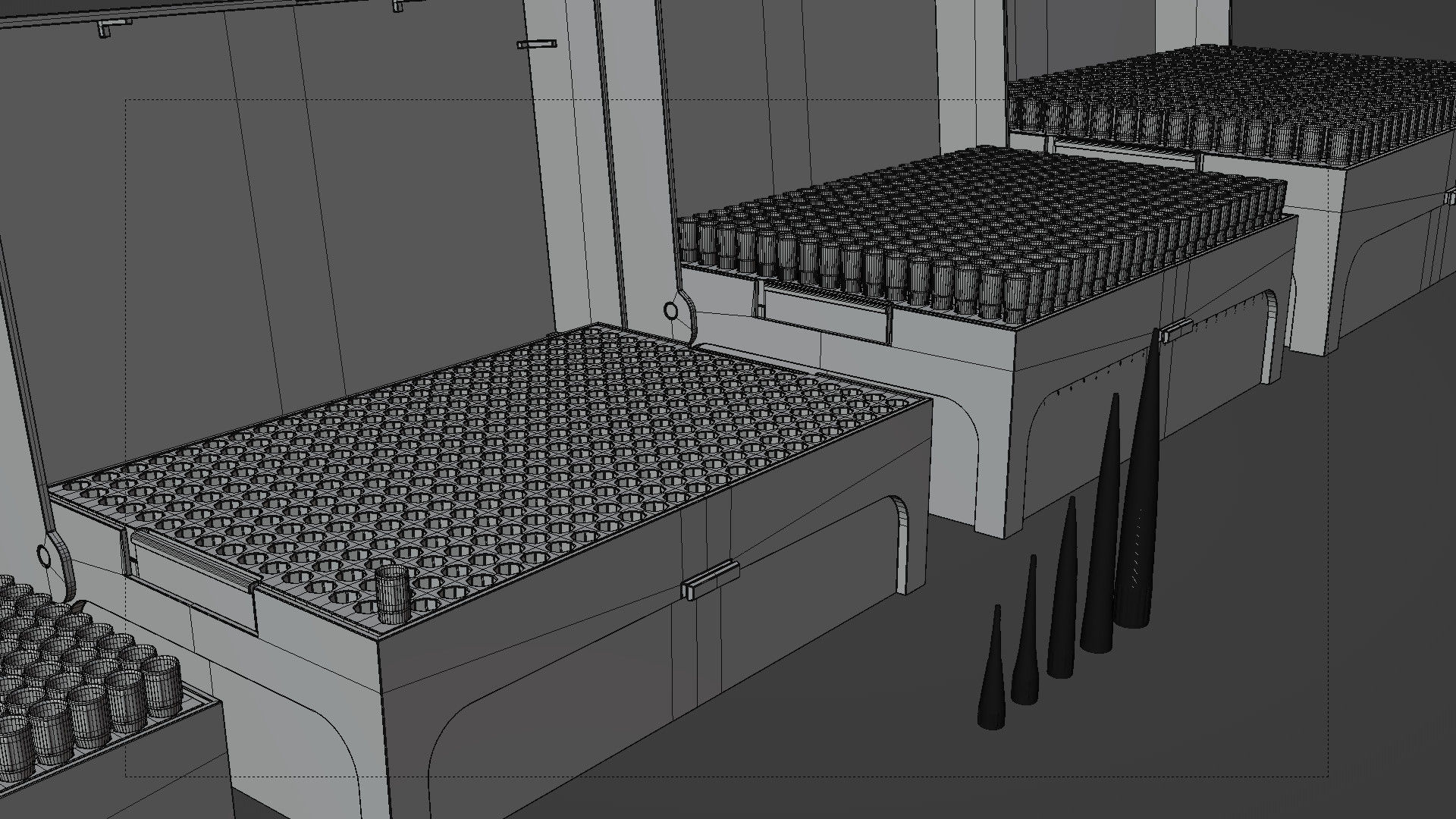 Pipette Tips Box 3D model_13
