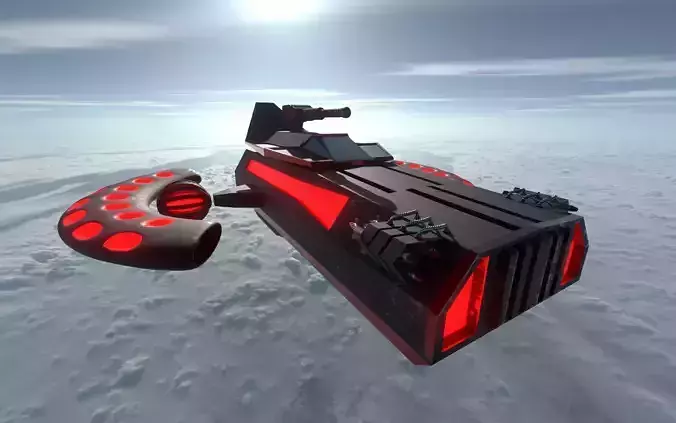 Magnetic Ship 3D model