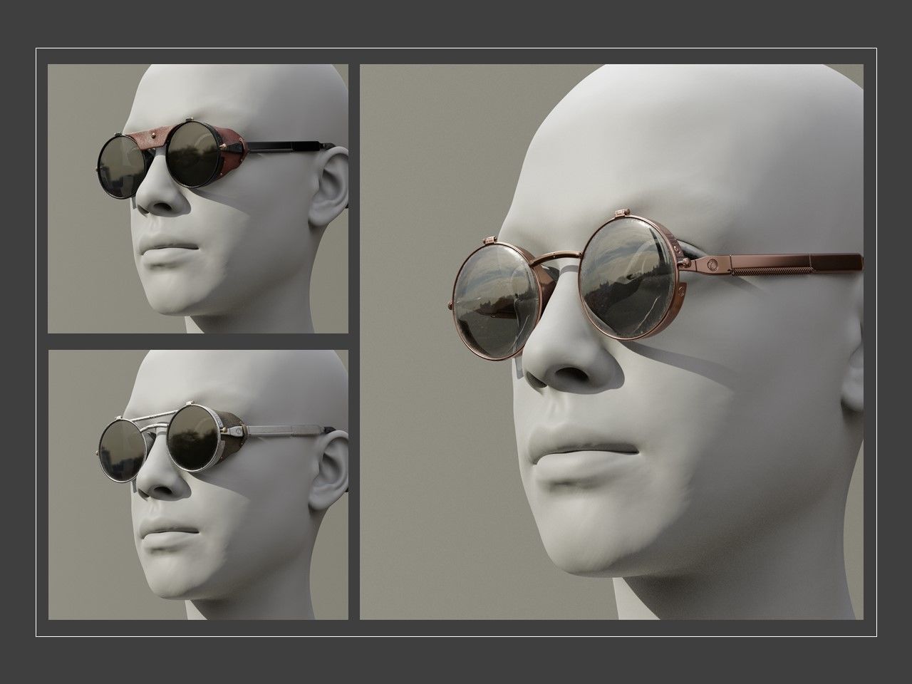 Realistic futuristic goggles 3D model_3