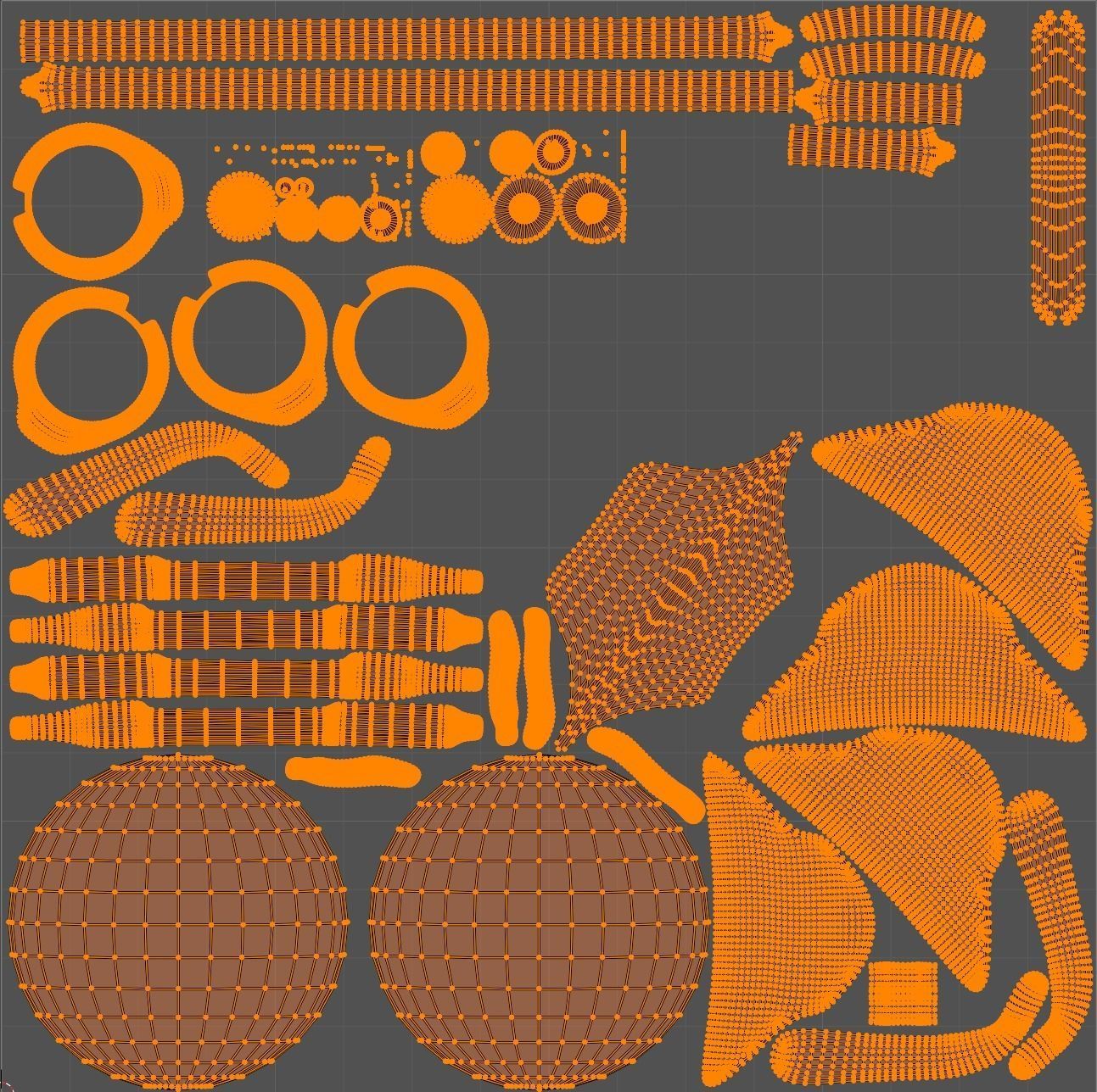 Realistic futuristic goggles 3D model_13