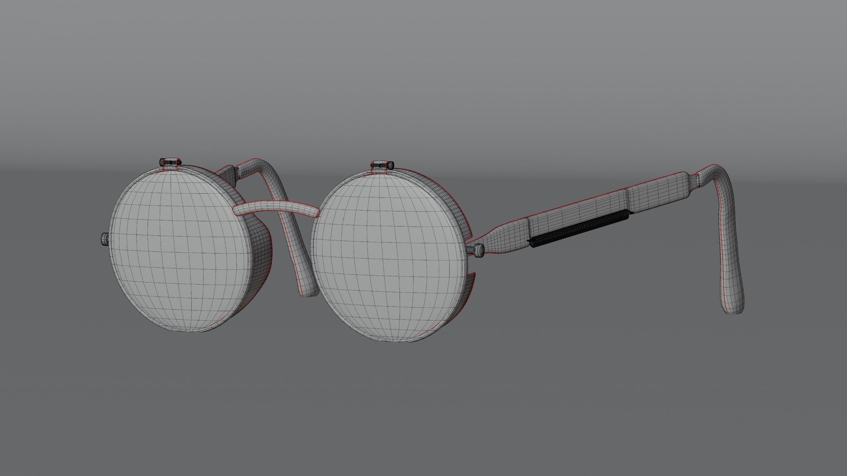Realistic futuristic goggles 3D model_11