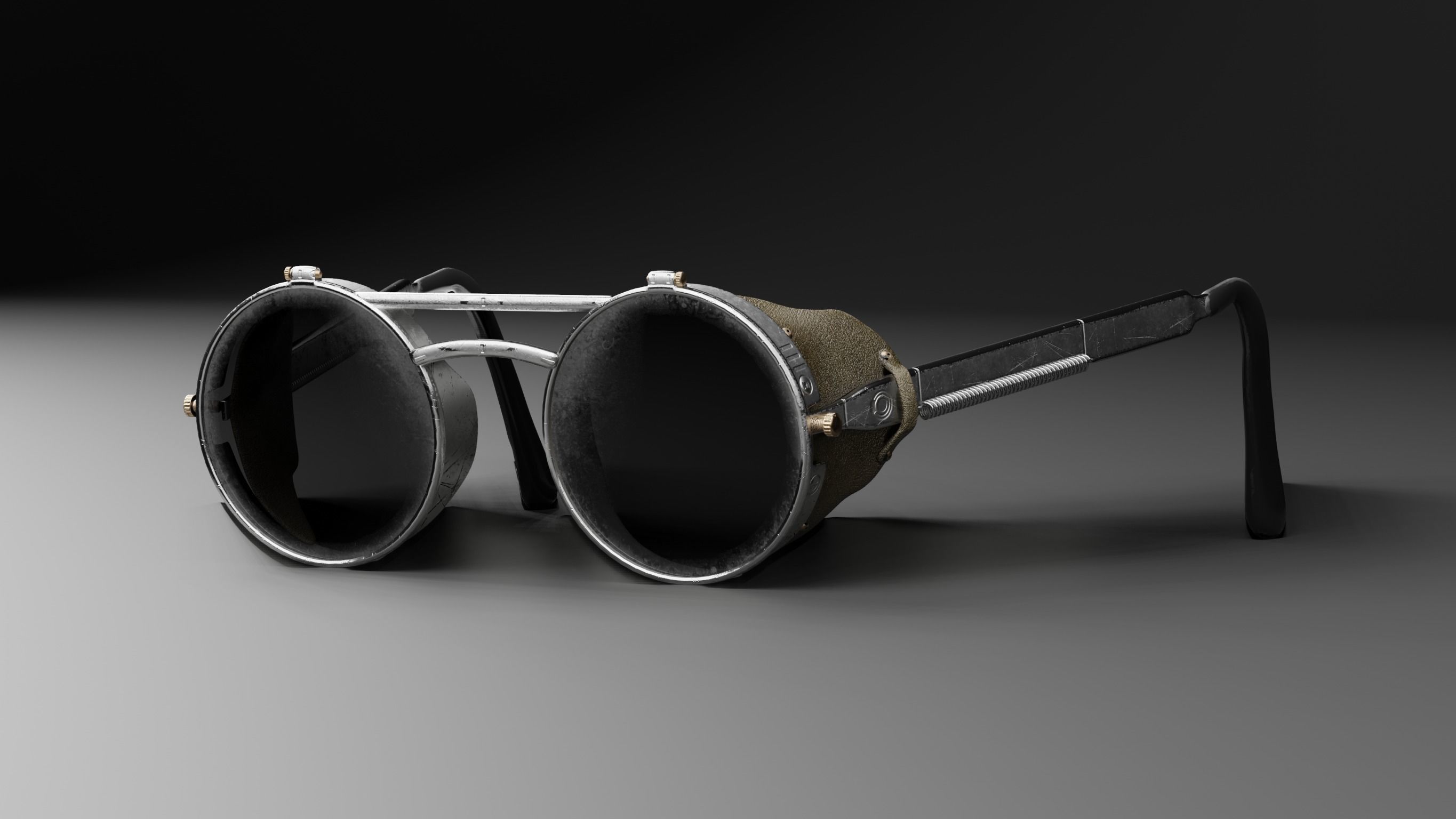 Realistic futuristic goggles 3D model_5