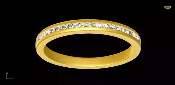 FASHION ENGAGEMENT BAND 0401-22