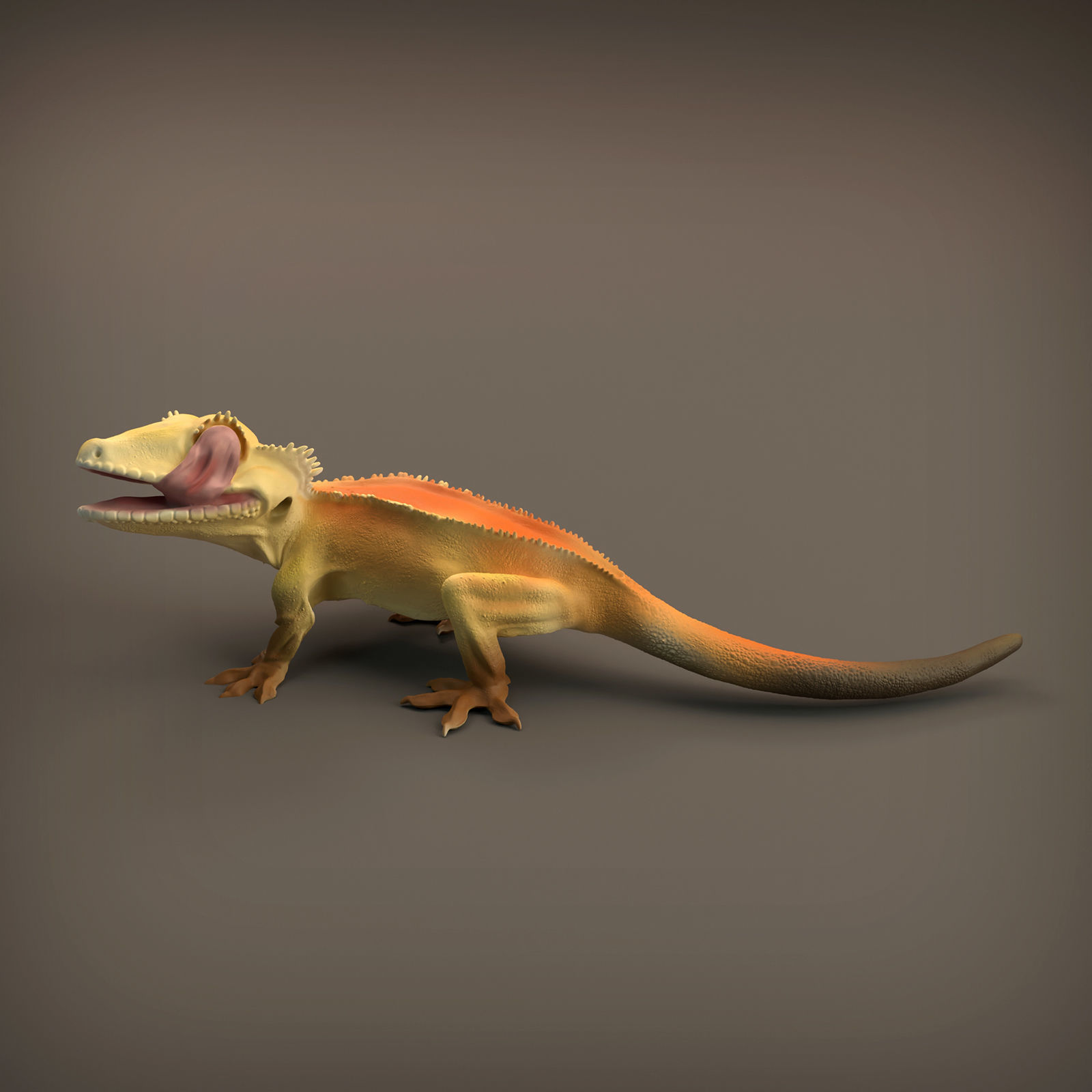 Crested Gecko for 3D Printing 3D print model_6
