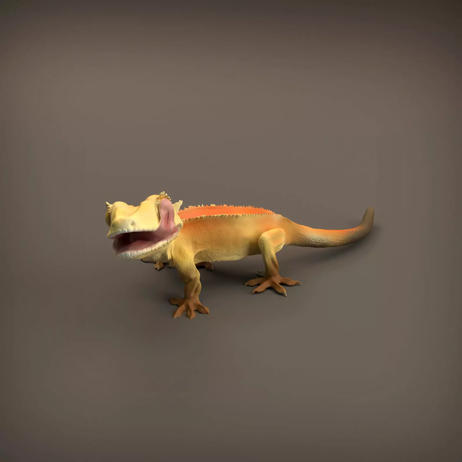 Crested Gecko for 3D Printing 3D print model_0