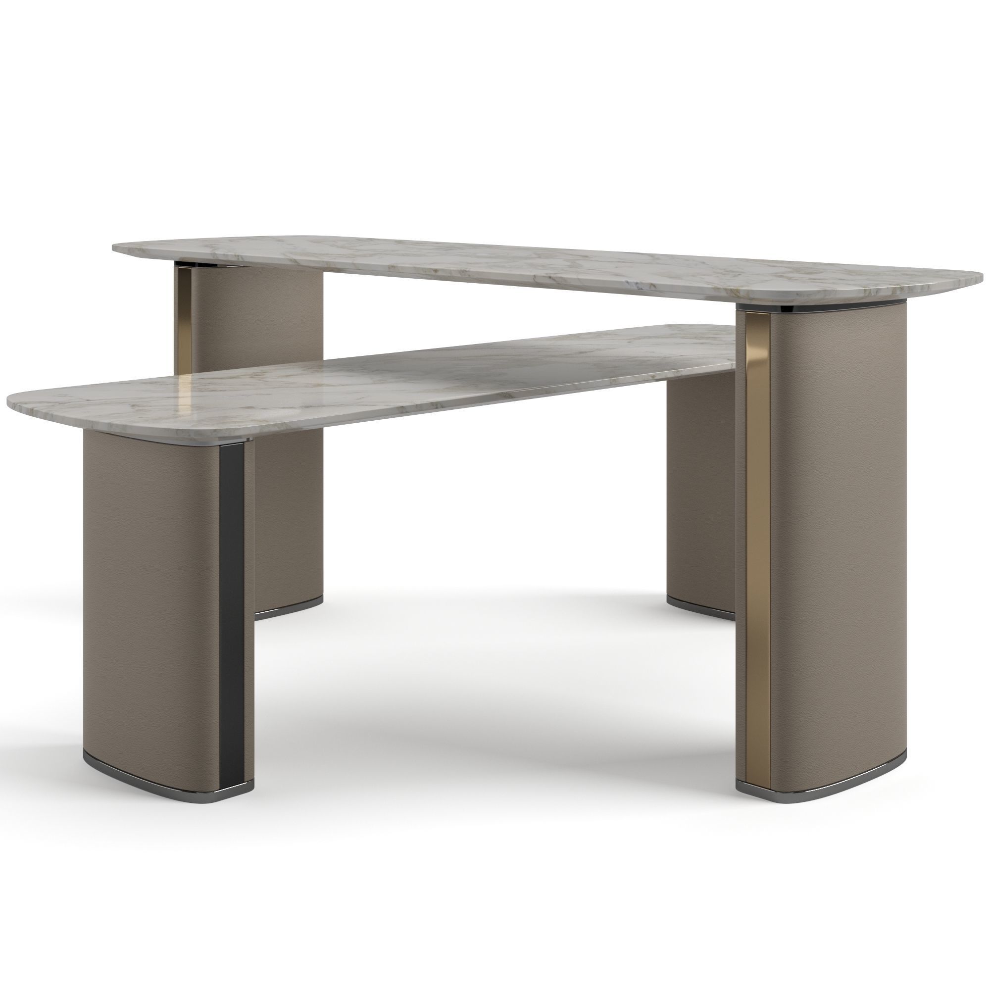 Bentley Home Neston coffee tables set 3D model_5