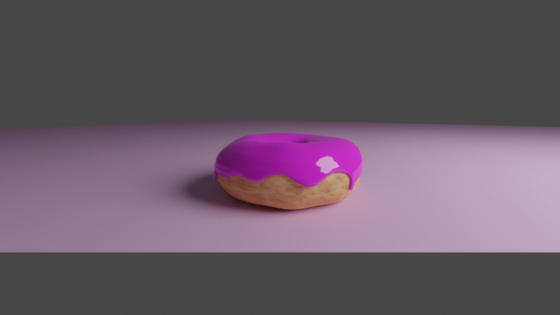 Donut 3D model_1