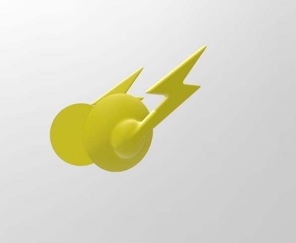 Classic Comic Book - The Flash Ears 3D print model_1