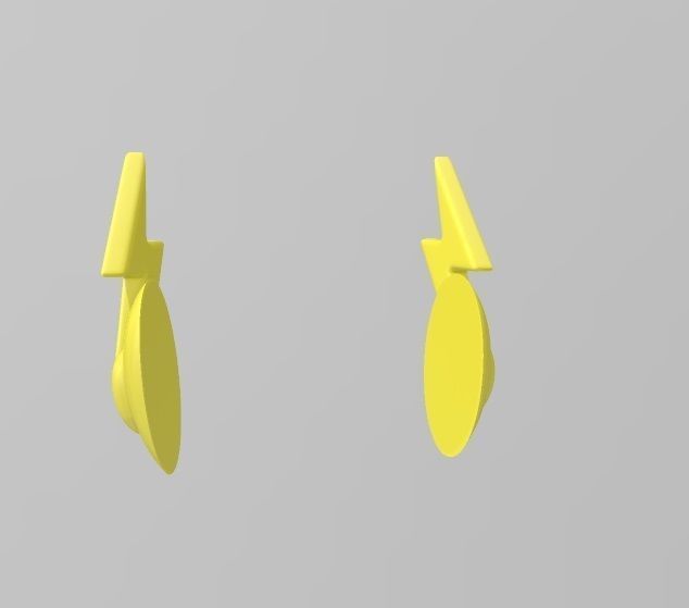 Classic Comic Book - The Flash Ears 3D print model_2