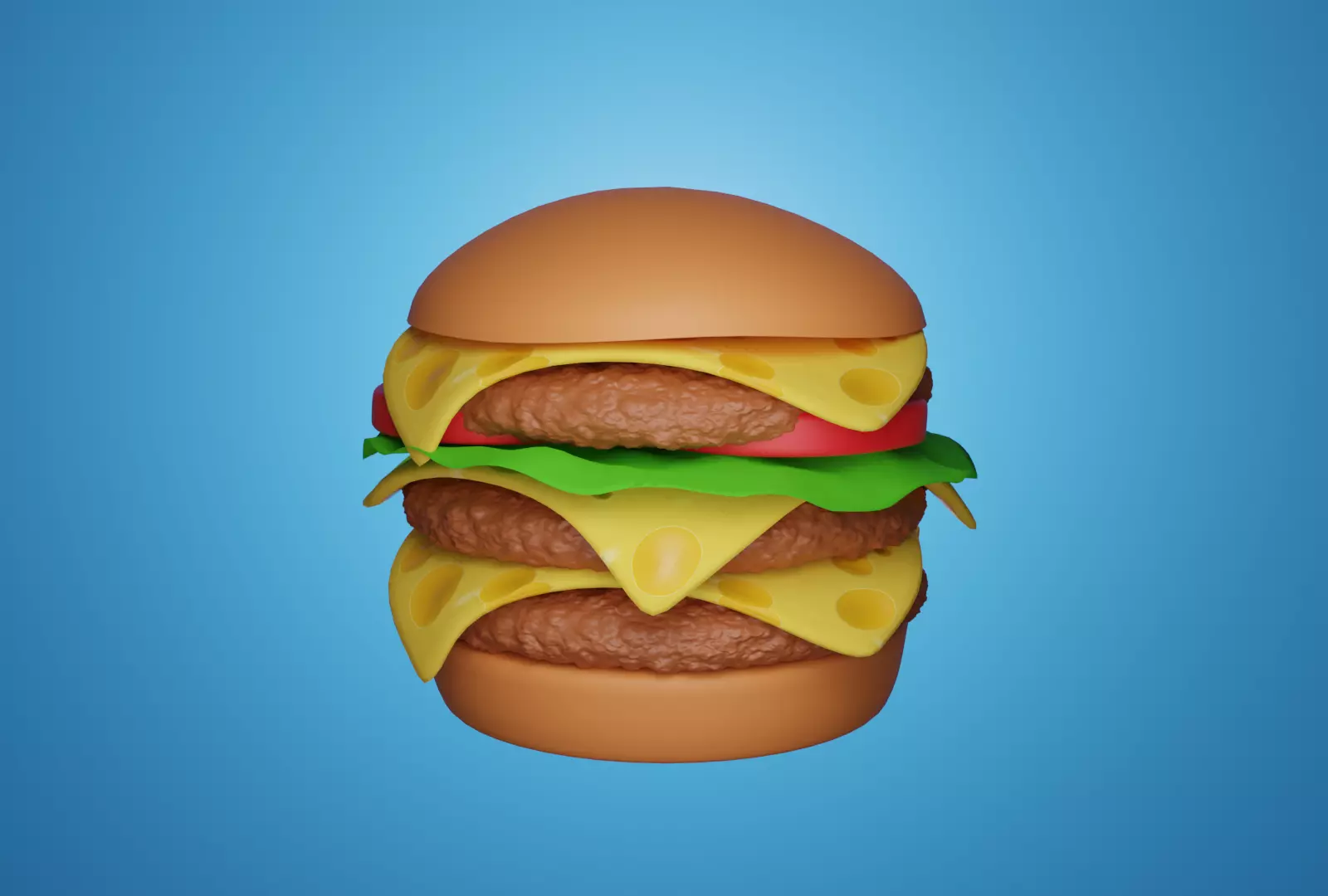 Burger hamburger Free 3D print model