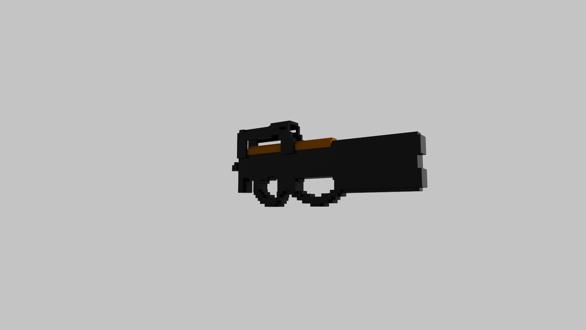 P90 Voxel 3D model_17