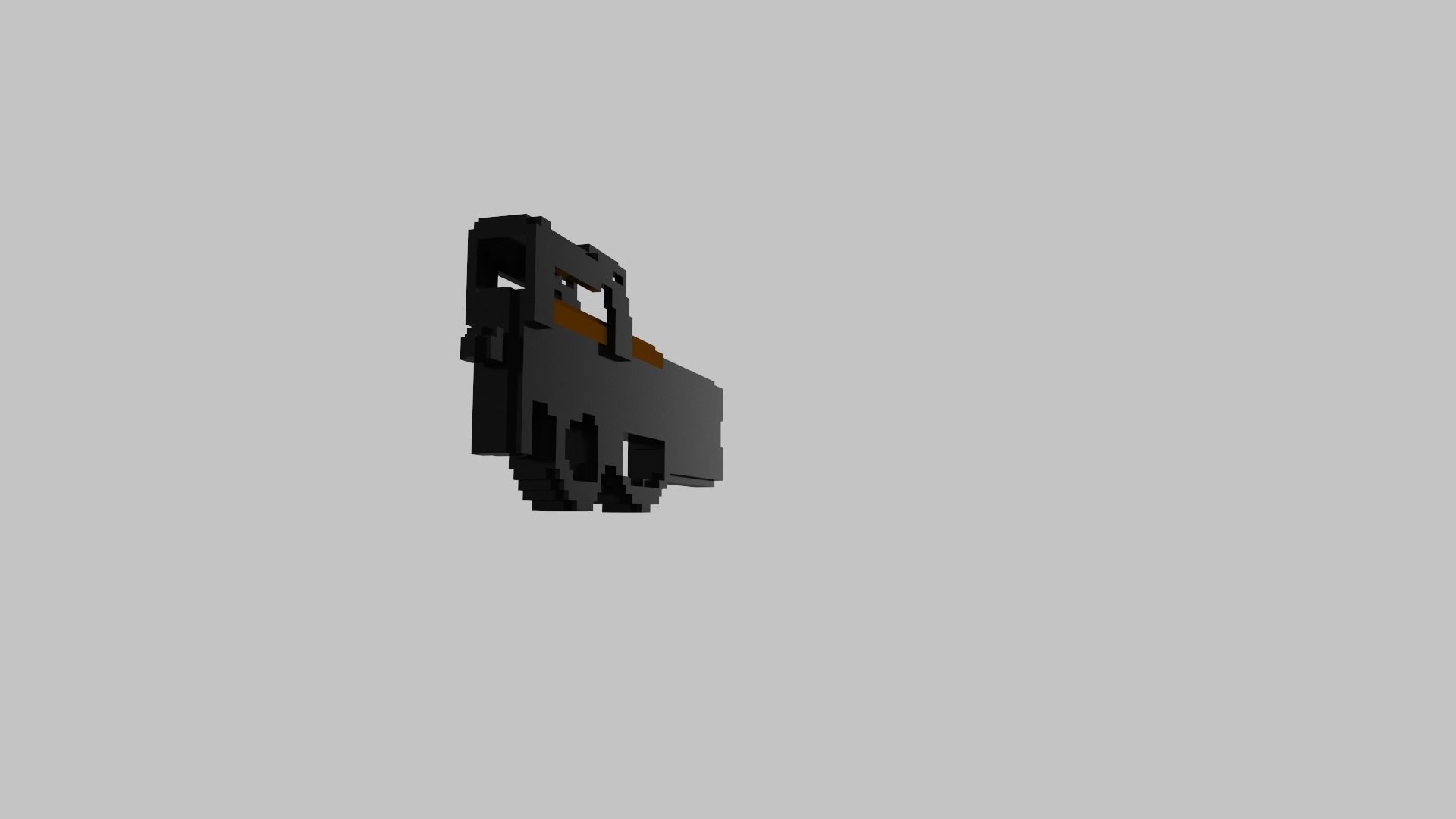 P90 Voxel 3D model_8