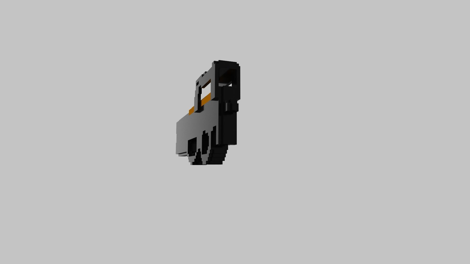 P90 Voxel 3D model_5