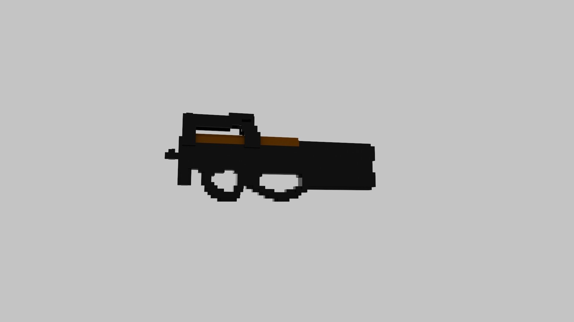 P90 Voxel 3D model_13