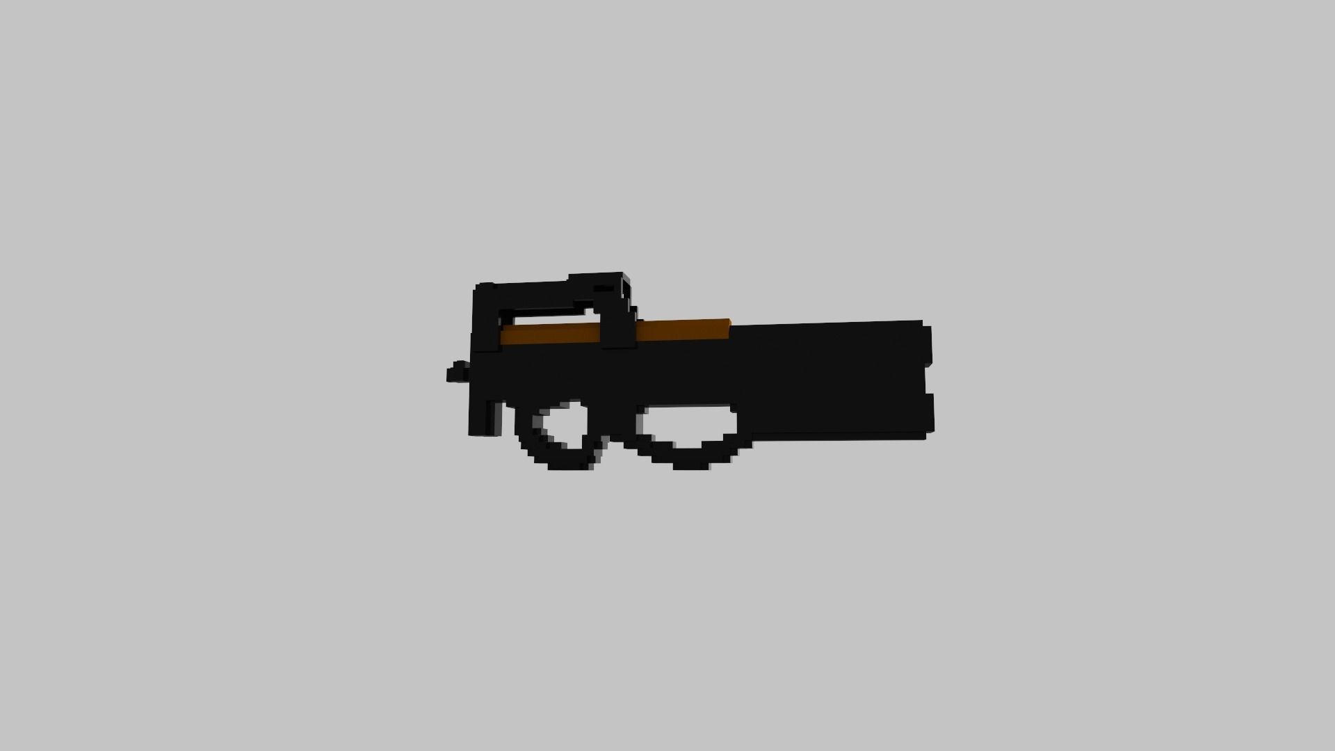 P90 Voxel 3D model_15