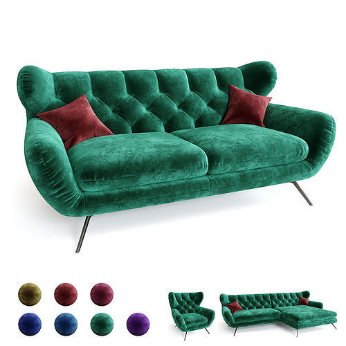Sofa SHERWOOD set - BARVA MEBEL Free 3D model