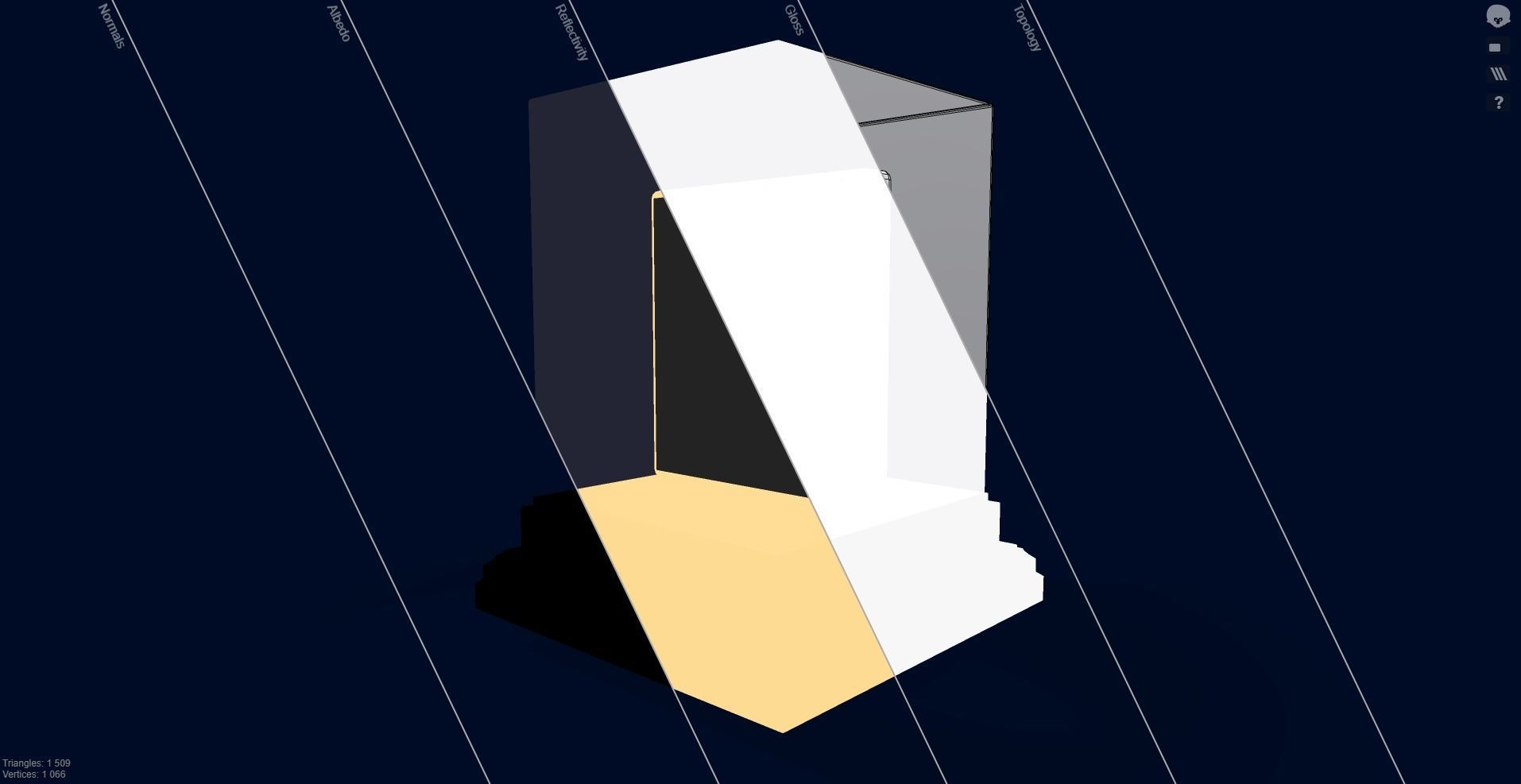 Mutant Ape 16 Gold Club Low-poly 3D model_14