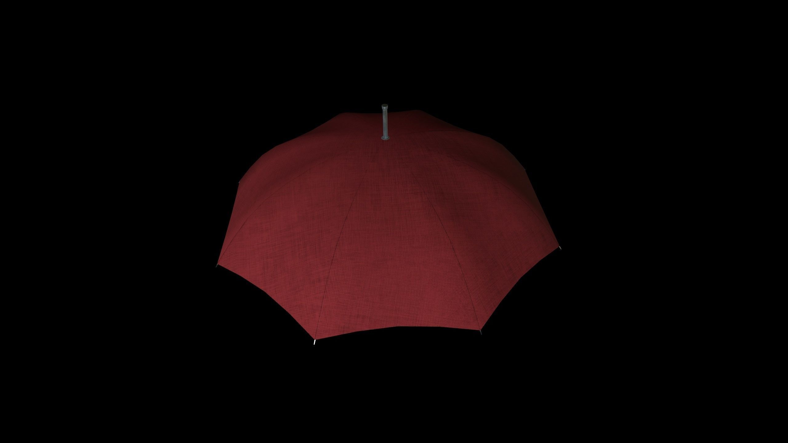 Umbrella - Open - PBR Textured Low-poly 3D model_6