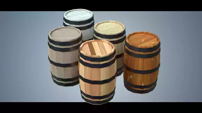 Wooden Barrel 