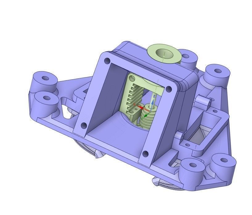 mosquito effector  V6 holder magballs 3D print model_1