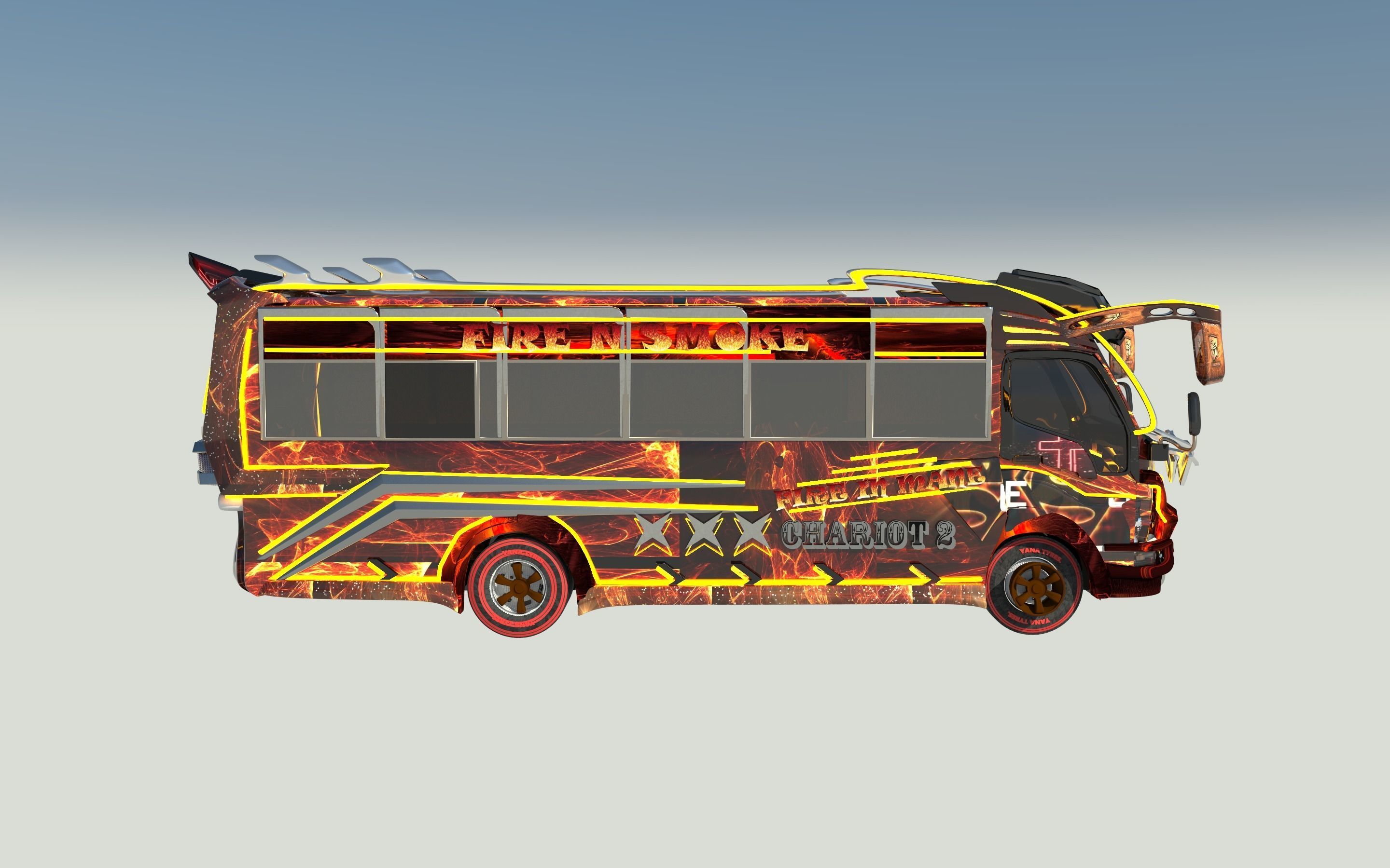 bus matatu 3D model_1
