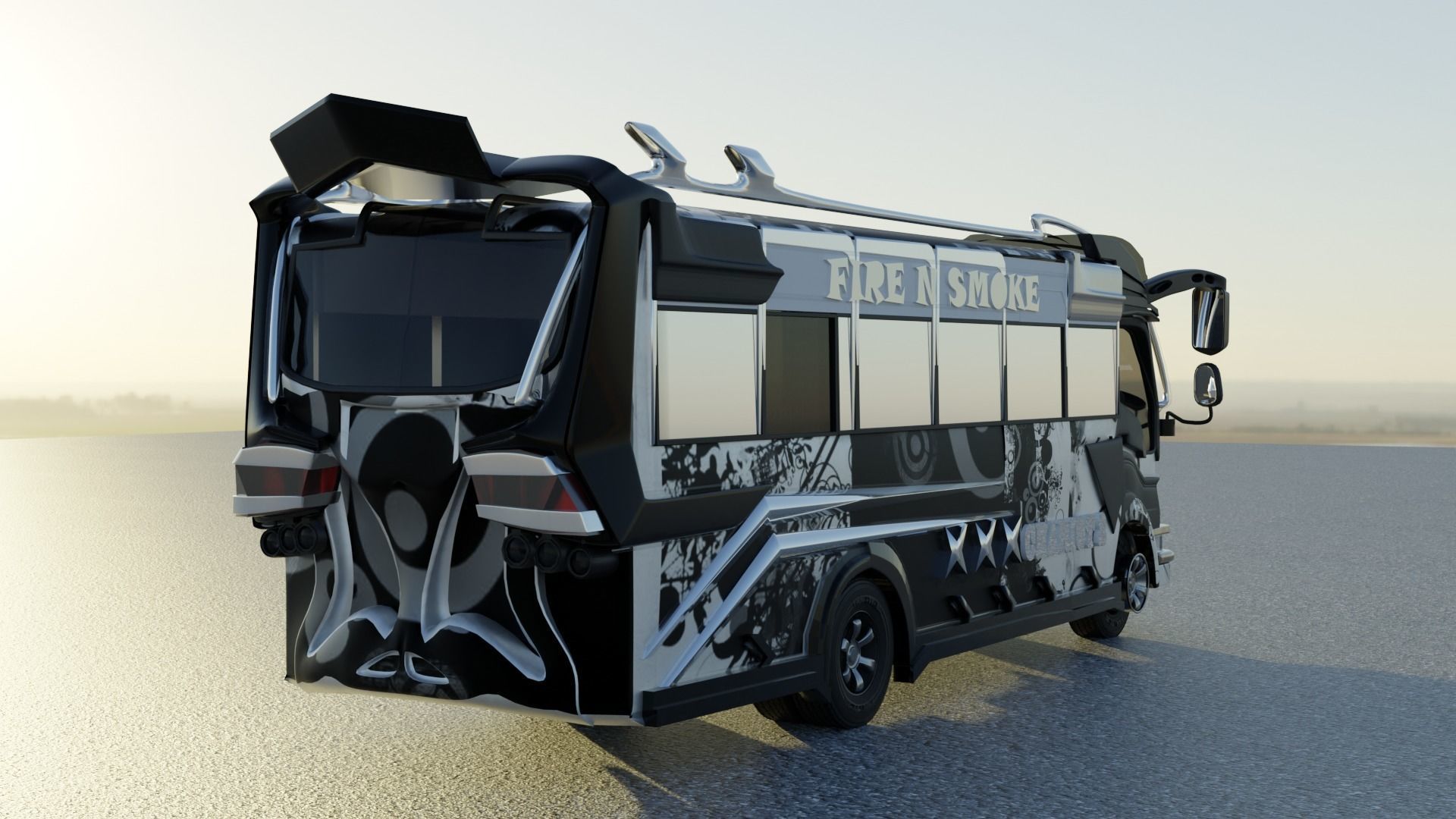 bus matatu 3D model_14