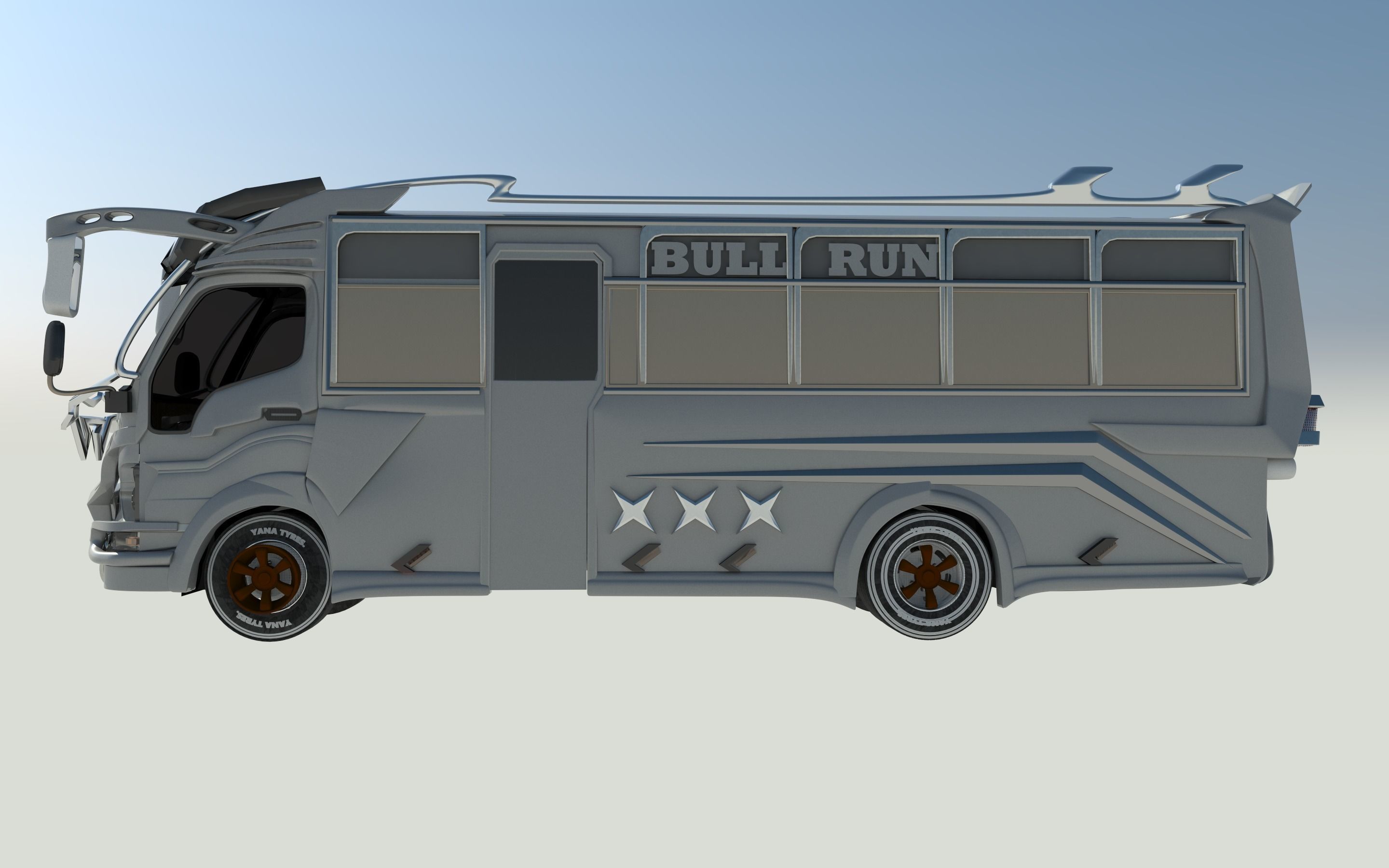 bus matatu 3D model_7