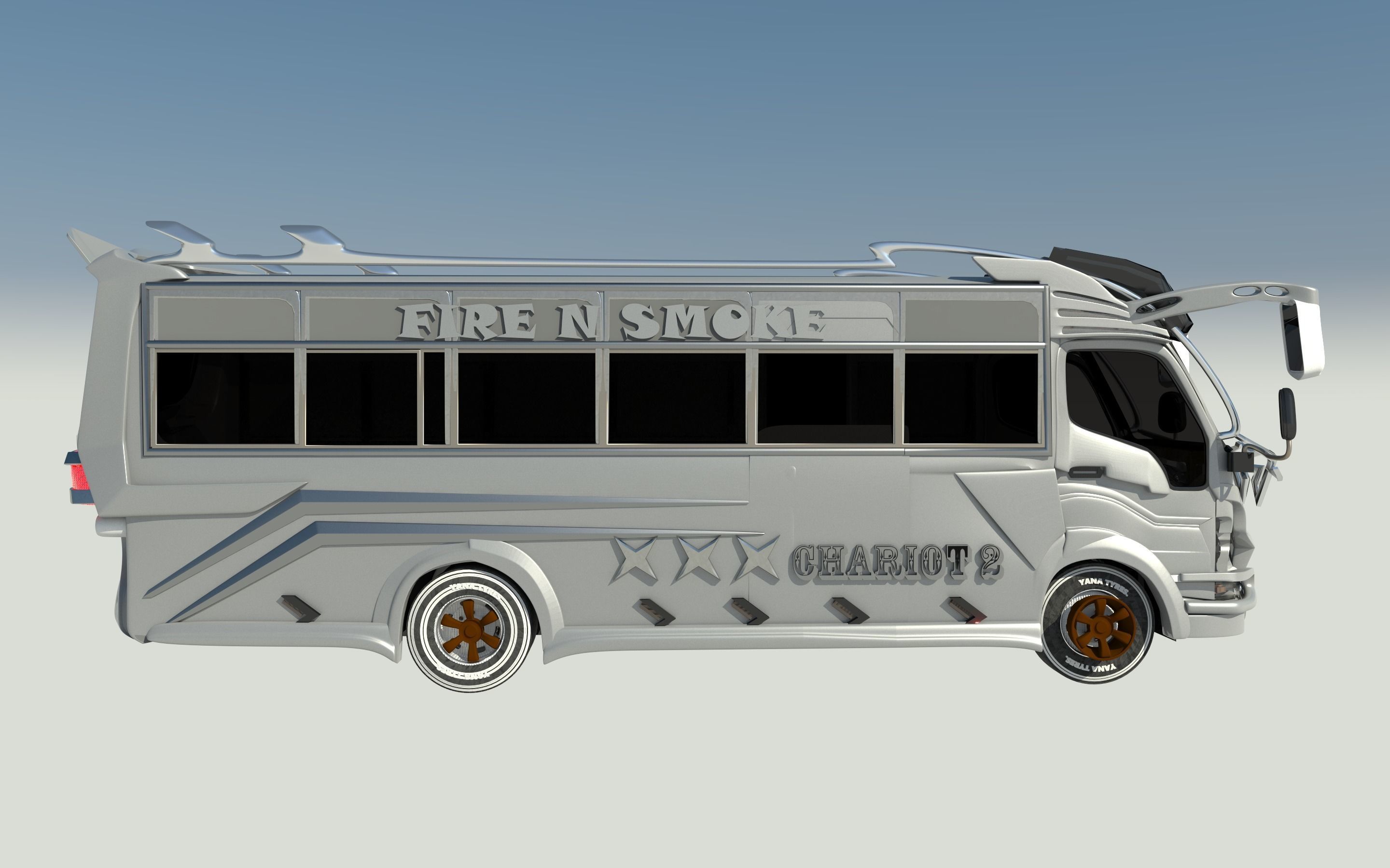 bus matatu 3D model_9