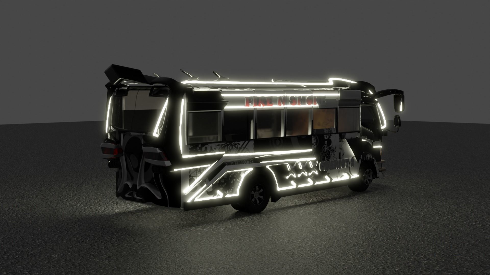 bus matatu 3D model_12