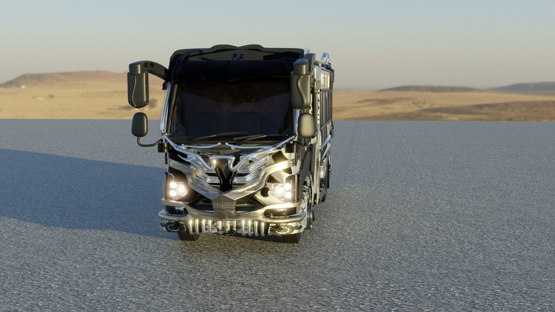 bus matatu 3D model_10