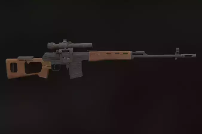 Dragunov sniper rifle 