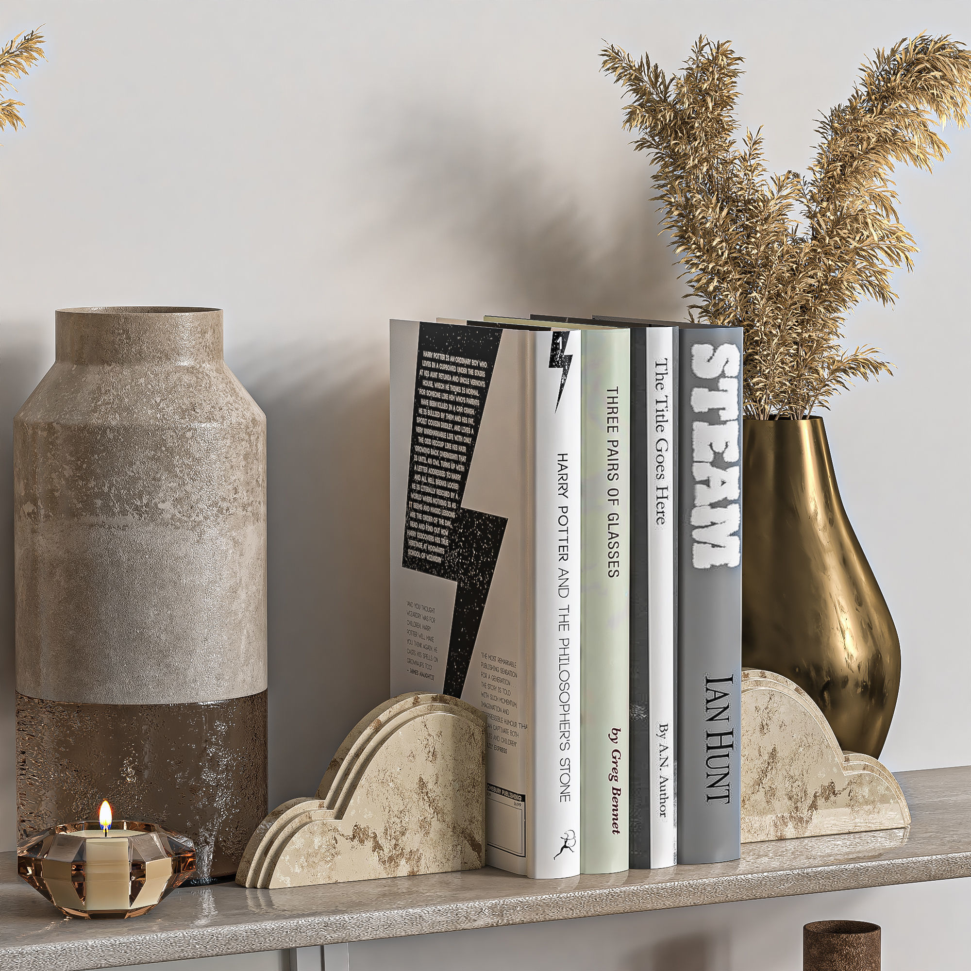 Decorative Set 14 3D model_4