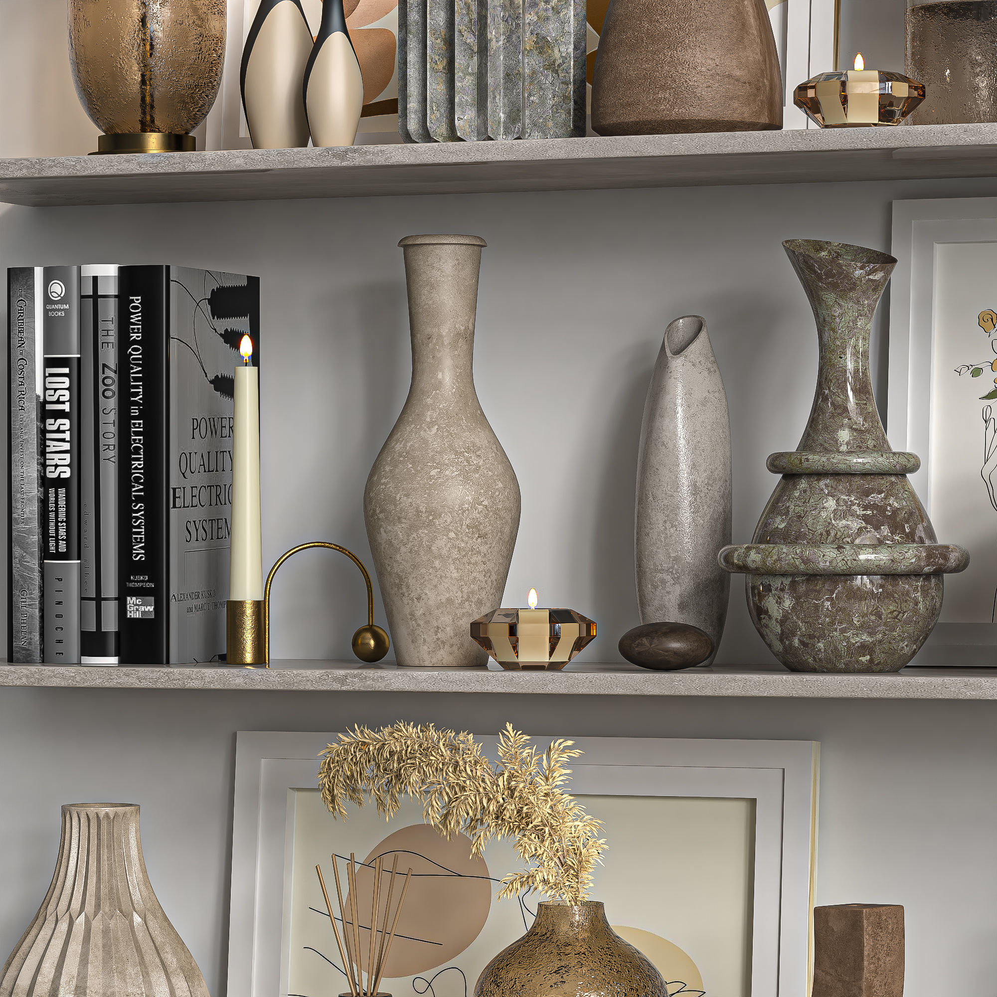 Decorative Set 14 3D model_5