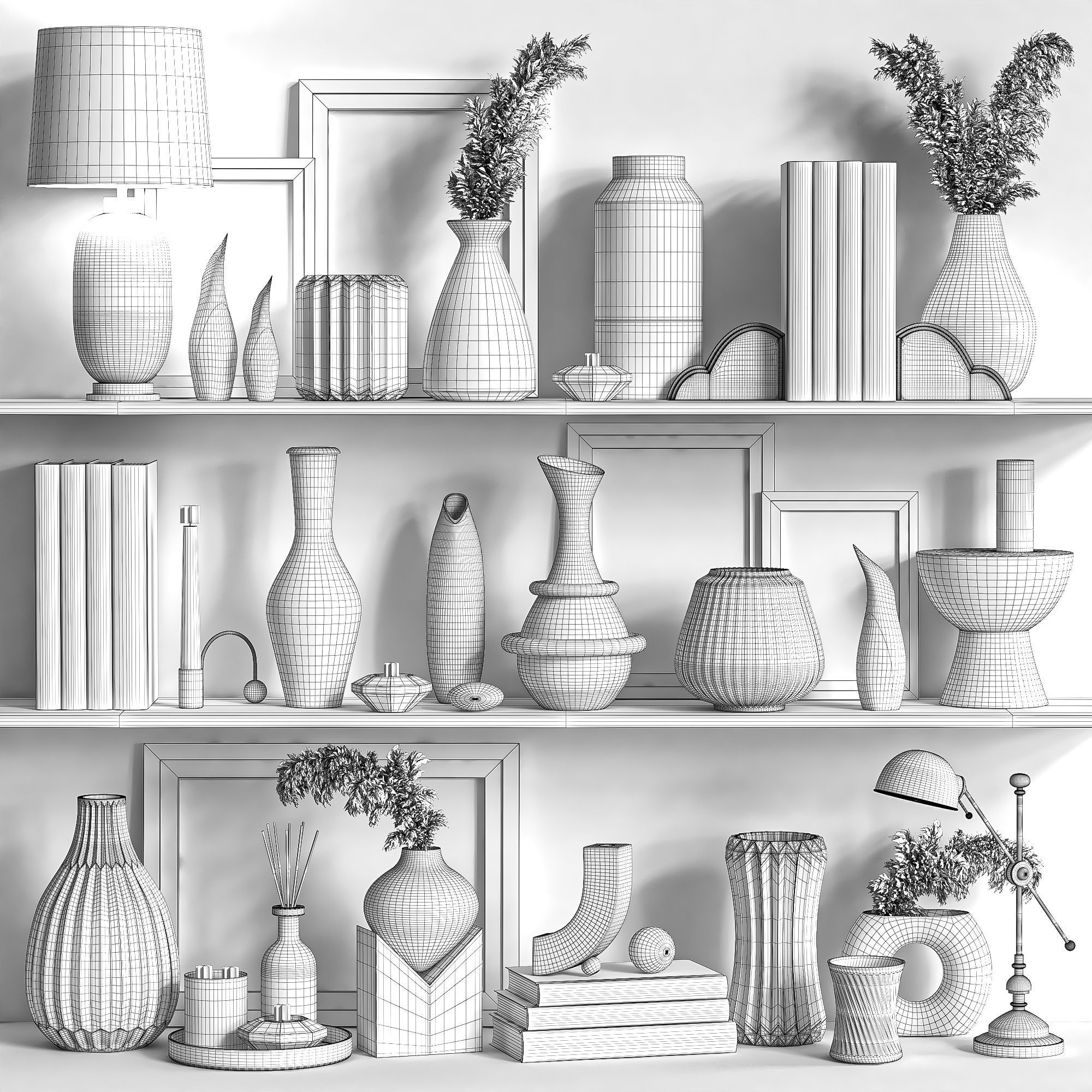 Decorative Set 14 3D model_6