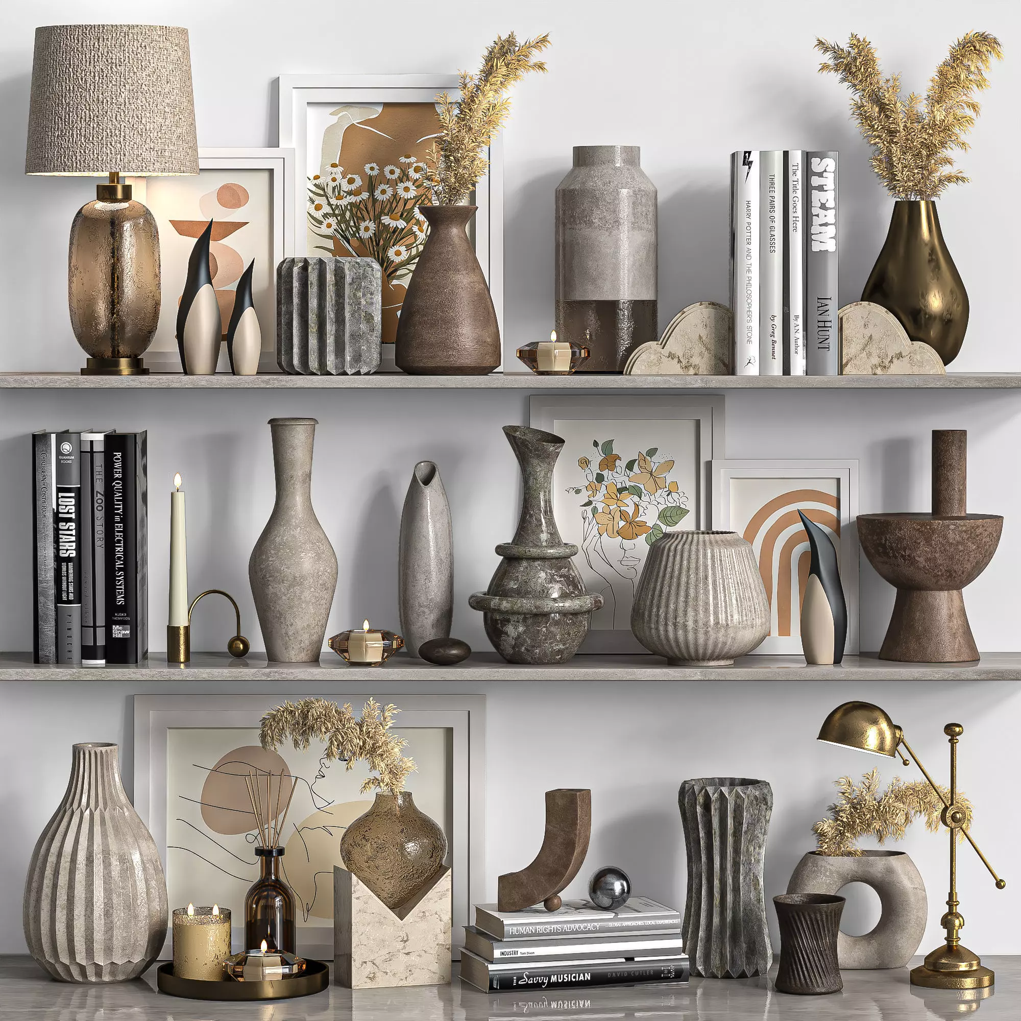 Decorative Set 14 3D model_0