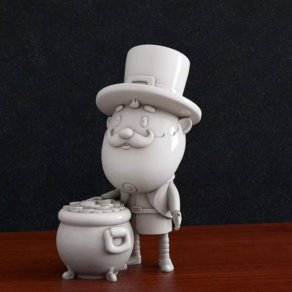 St Patrick Elf Treefoil 3D print model_0