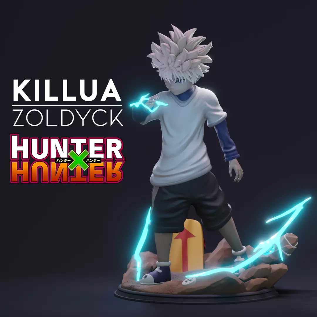 KILLUA ZOLDYCK - 3D PRINTABLE FIGURE 3D print model