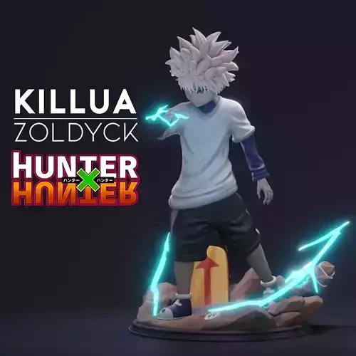 KILLUA ZOLDYCK - 3D PRINTABLE FIGURE 3D print model