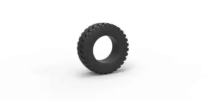 Offroad tire 24 Scale 1 to 10