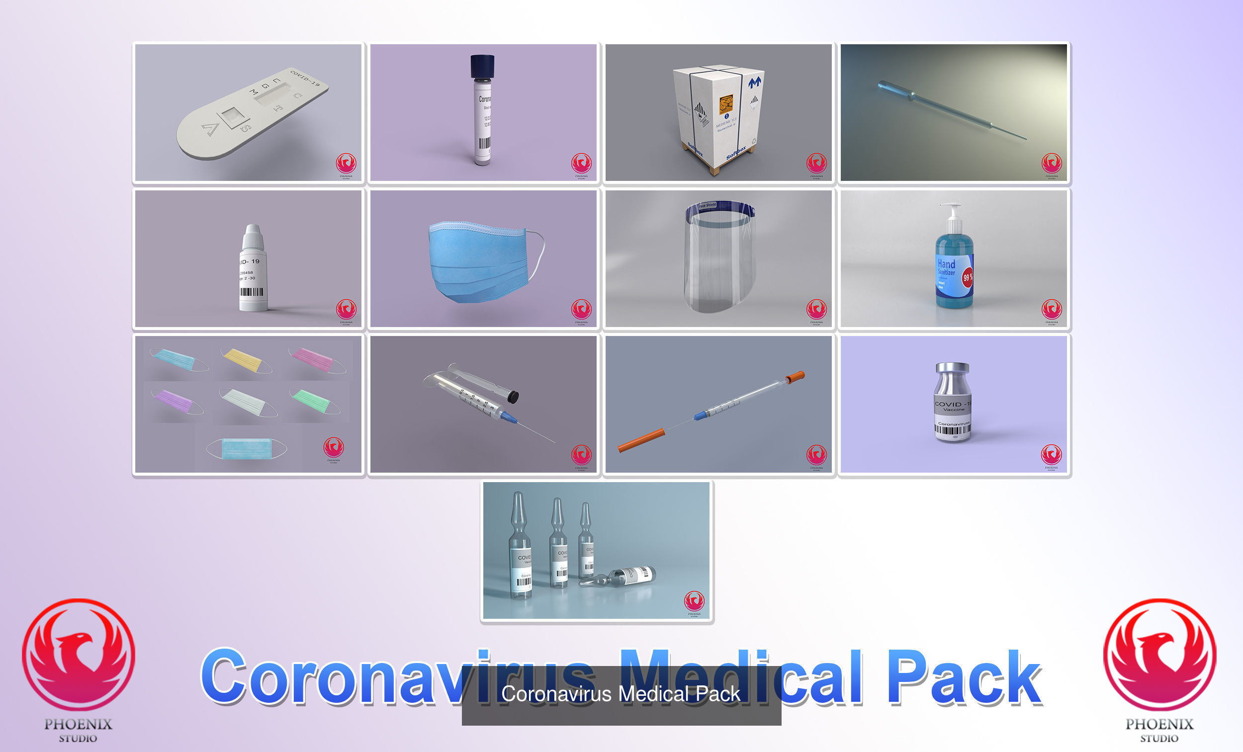 Lowpoly 3D Models Pack 3D Model Collection_2