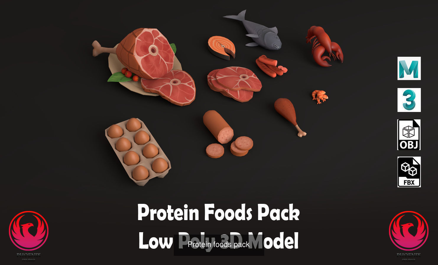 Lowpoly 3D Models Pack 3D Model Collection_3
