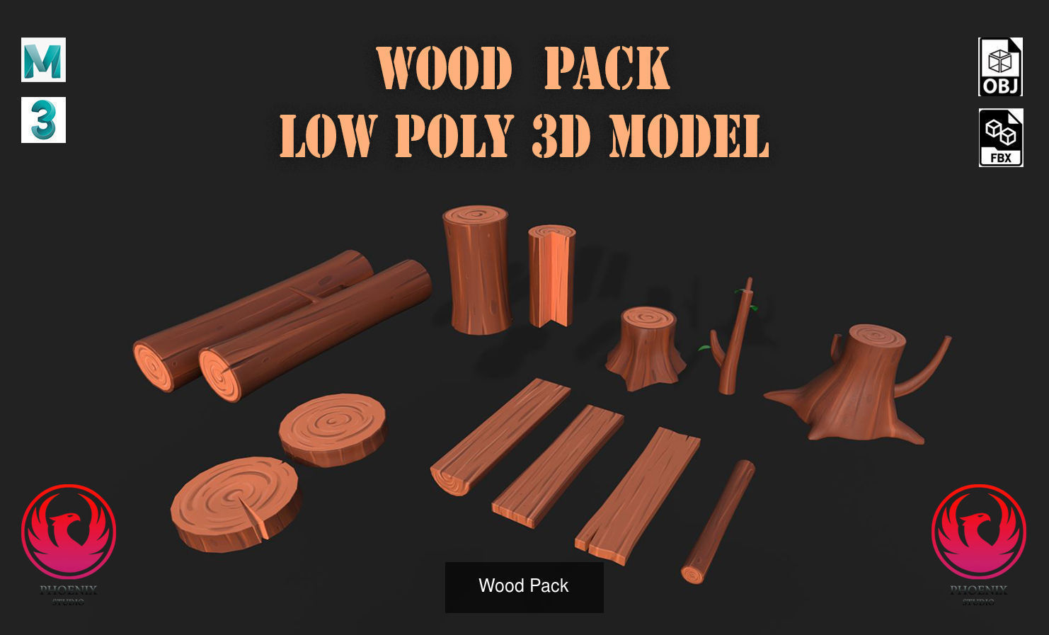 Lowpoly 3D Models Pack 3D Model Collection_4