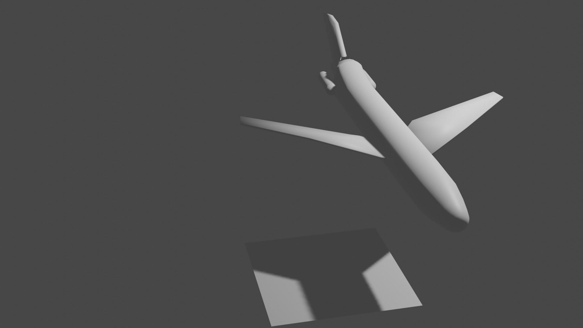 Aeroplane airplane 3D model_1