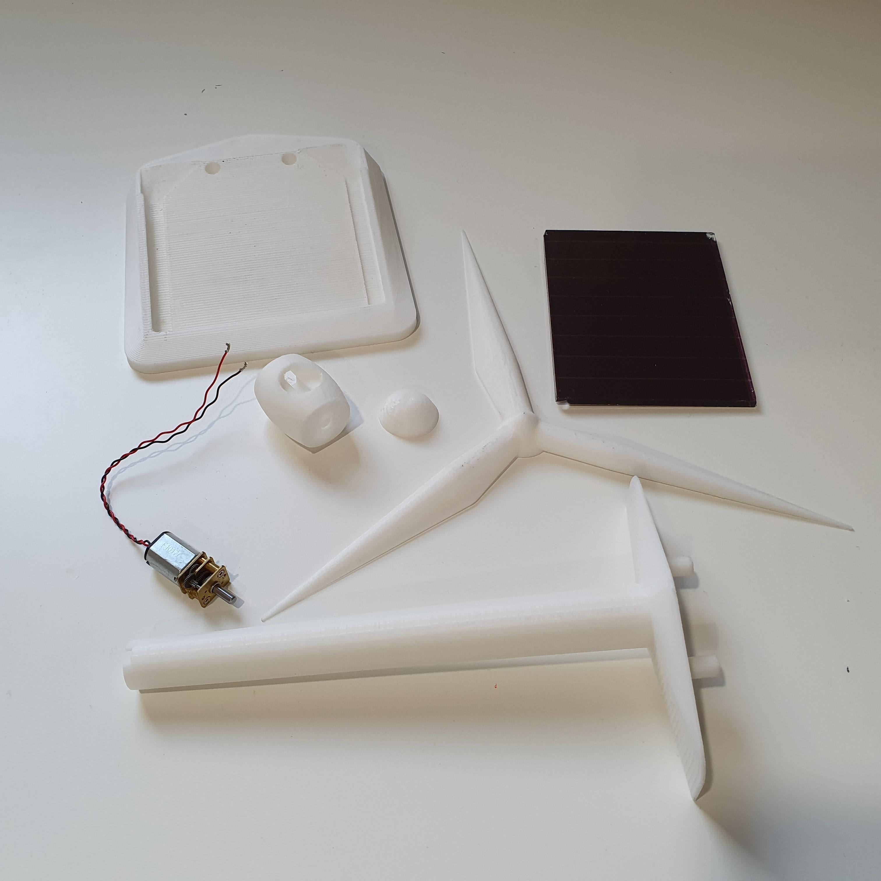 Solar-powered Windmill 3D print model_7