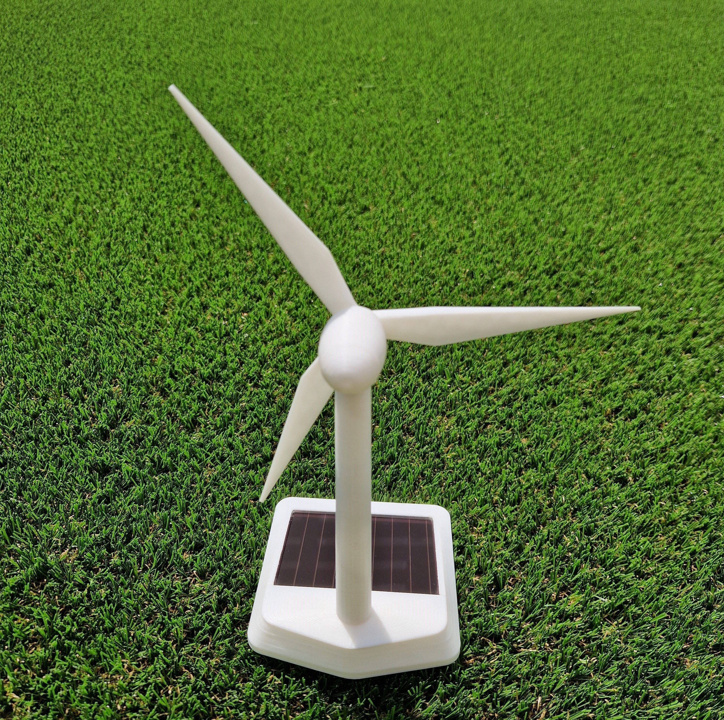 Solar-powered Windmill 3D print model_3
