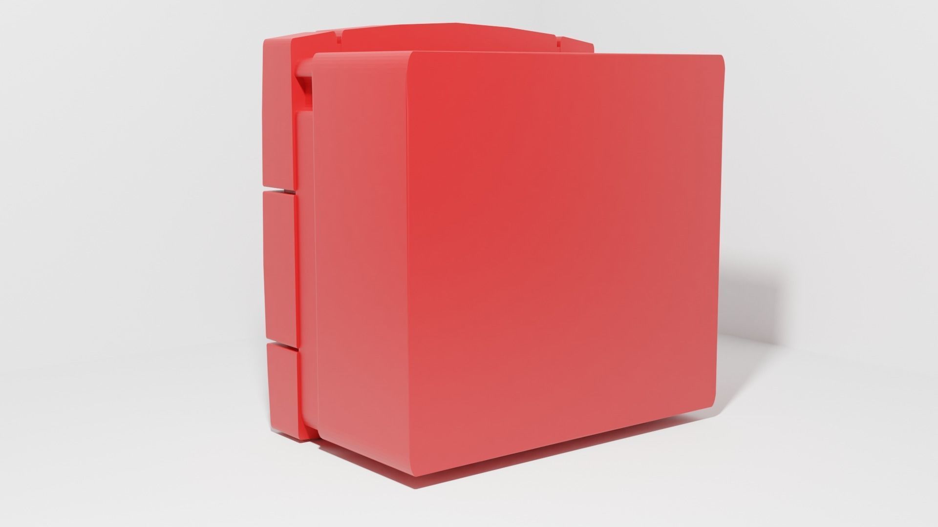 Fire Alarm Free low-poly 3D model_1