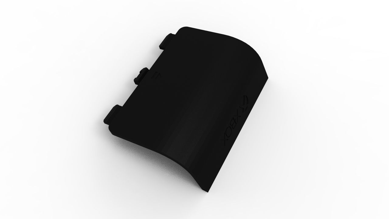 XBOX SERIES X CONTROLLER - BATTERY COVER 3D print model_1