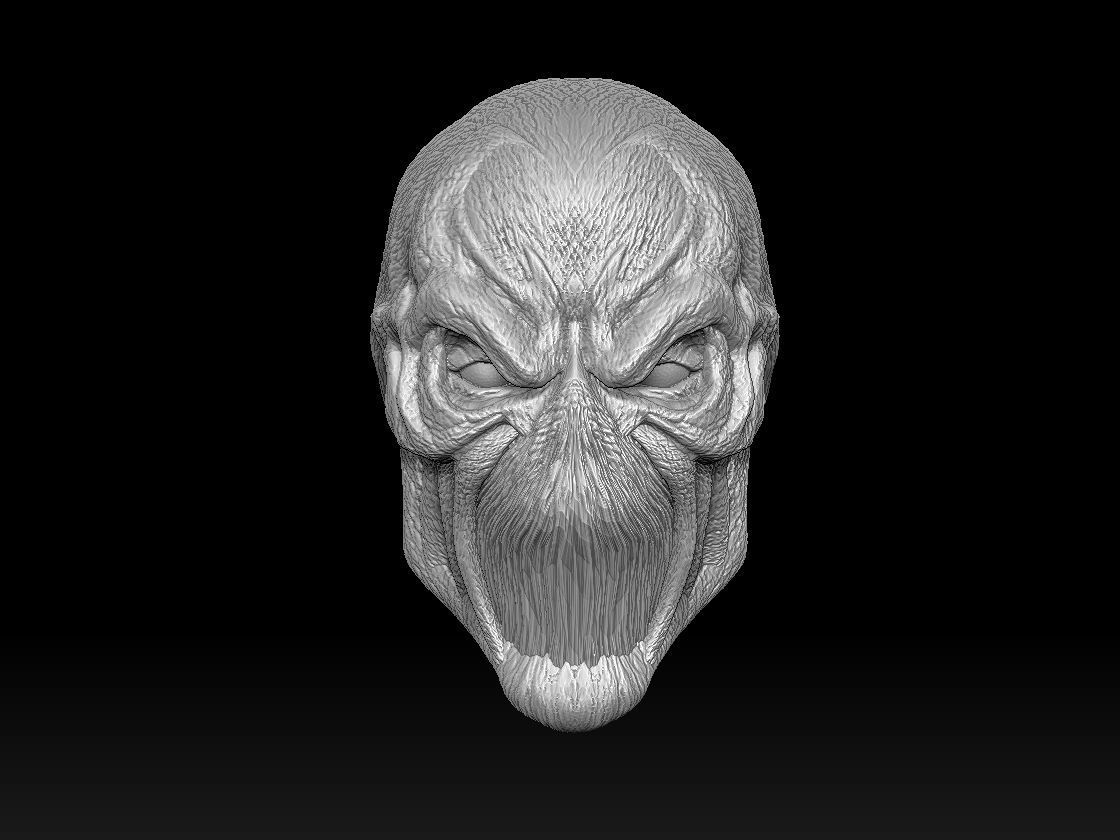 Spawn skull with different facial expressions 3D print model_2